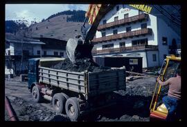 Dorfbahn, Baustelle