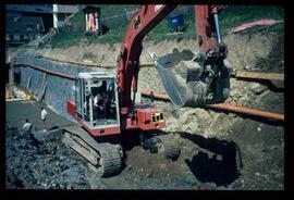 Dorfbahn, Baustelle