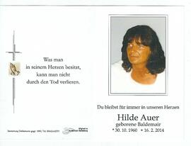 Hilde Auer geb. Baldemair 2