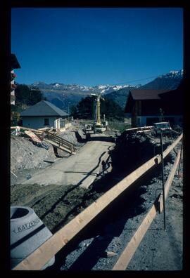 Dorfbahn, Baustelle