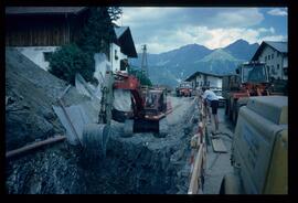 Dorfbahn, Baustelle