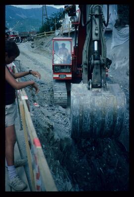 Dorfbahn, Baustelle