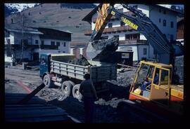 Dorfbahn, Baustelle