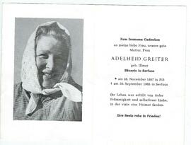 Adelheid Greiter geb. Illmer 1