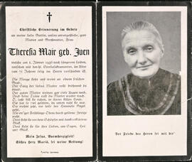 Mair Theresia geb. Juen 1