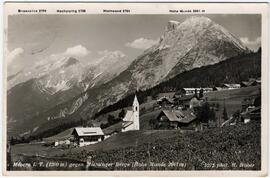 &quot;Mösern gegen Mieminger Berge, Hohe Munde&quot;