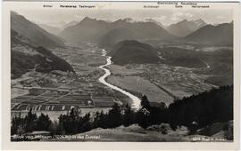 "Blick von Mösern in das Inntal"