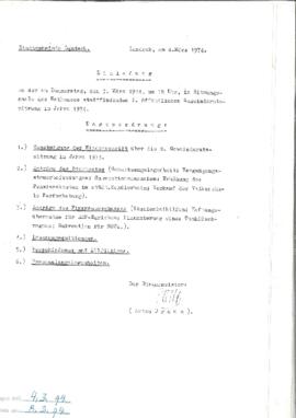 Gemeinderatsprotokoll 2/74