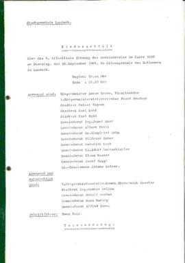 Gemeinderatsprotokoll 8/68