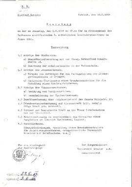 Gemeinderatsprotokoll 5/64