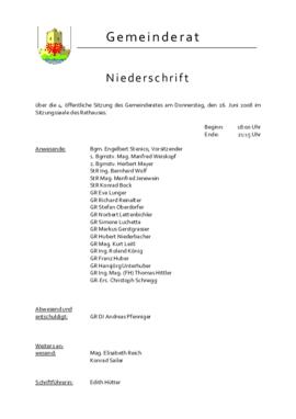 Gemeinderatsprotokoll 4/08