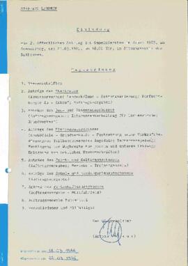 Gemeinderatsprotokoll 2/85