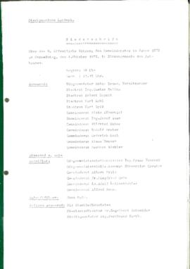 Gemeinderatsprotokoll 9/73