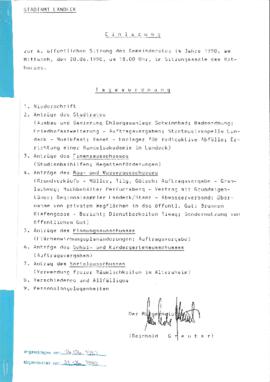 Gemeinderatsprotokoll 4/90