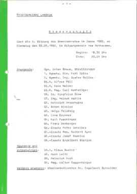 Gemeinderatsprotokoll 5/80