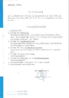 Gemeinderatsprotokoll 2/88