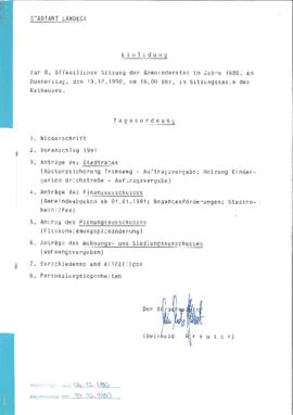 Gemeinderatsprotokoll 8/90