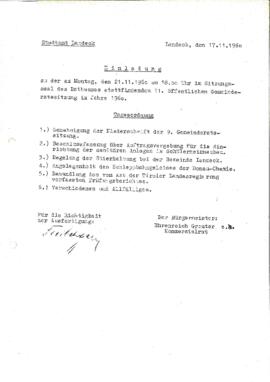 Gemeinderatsprotokoll 11/60