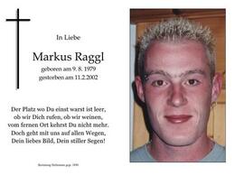 Sterbebild Raggl Markus