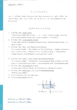 Gemeinderatsprotokoll 5/90