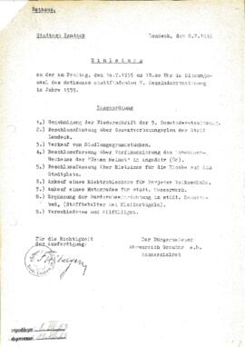 Gemeinderatsprotokoll 7/59