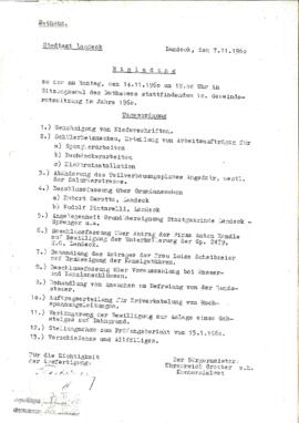 Gemeinderatsprotokoll 10/60