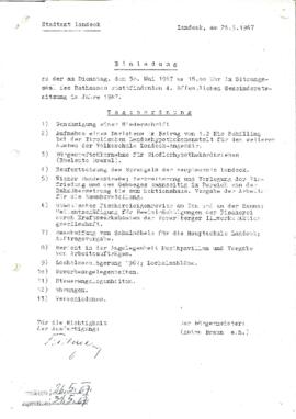 Gemeinderatsprotokoll 4/67