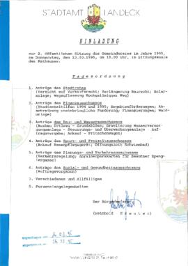 Gemeinderatsprotokoll 2/95