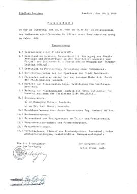 Gemeinderatsprotokoll 9/66