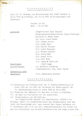 Gemeinderatsprotokoll 13/52